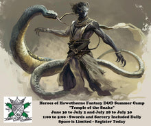 Load image into Gallery viewer, Summer 2026 - Heroes and Gamer Kids Summer Camps
