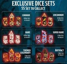 Load image into Gallery viewer, DnD Mists of Ravenloft Treasure Dice Packs