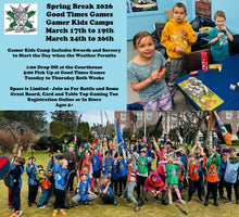 Load image into Gallery viewer, Spring Break 2026 - Heroes D&amp;D and Gamer Kids Camps!
