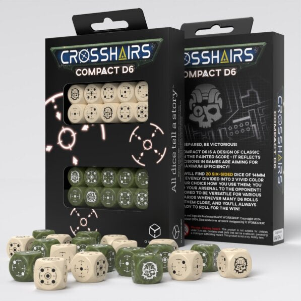 Crosshairs Compact D6 Dice Sets