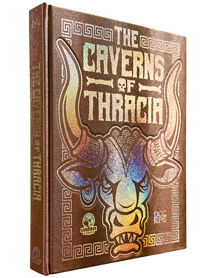 The Caverns of Thracia - Limited Edition Minotaur Hide Hard Cover