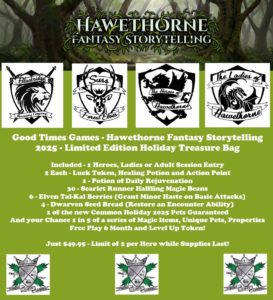Hawethorne Treasure Bag - 2025 Edition