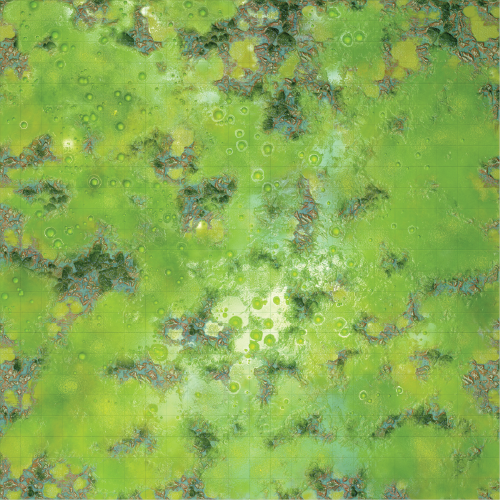 WARLOCK TILES: GAME MAT ACID LAGOON