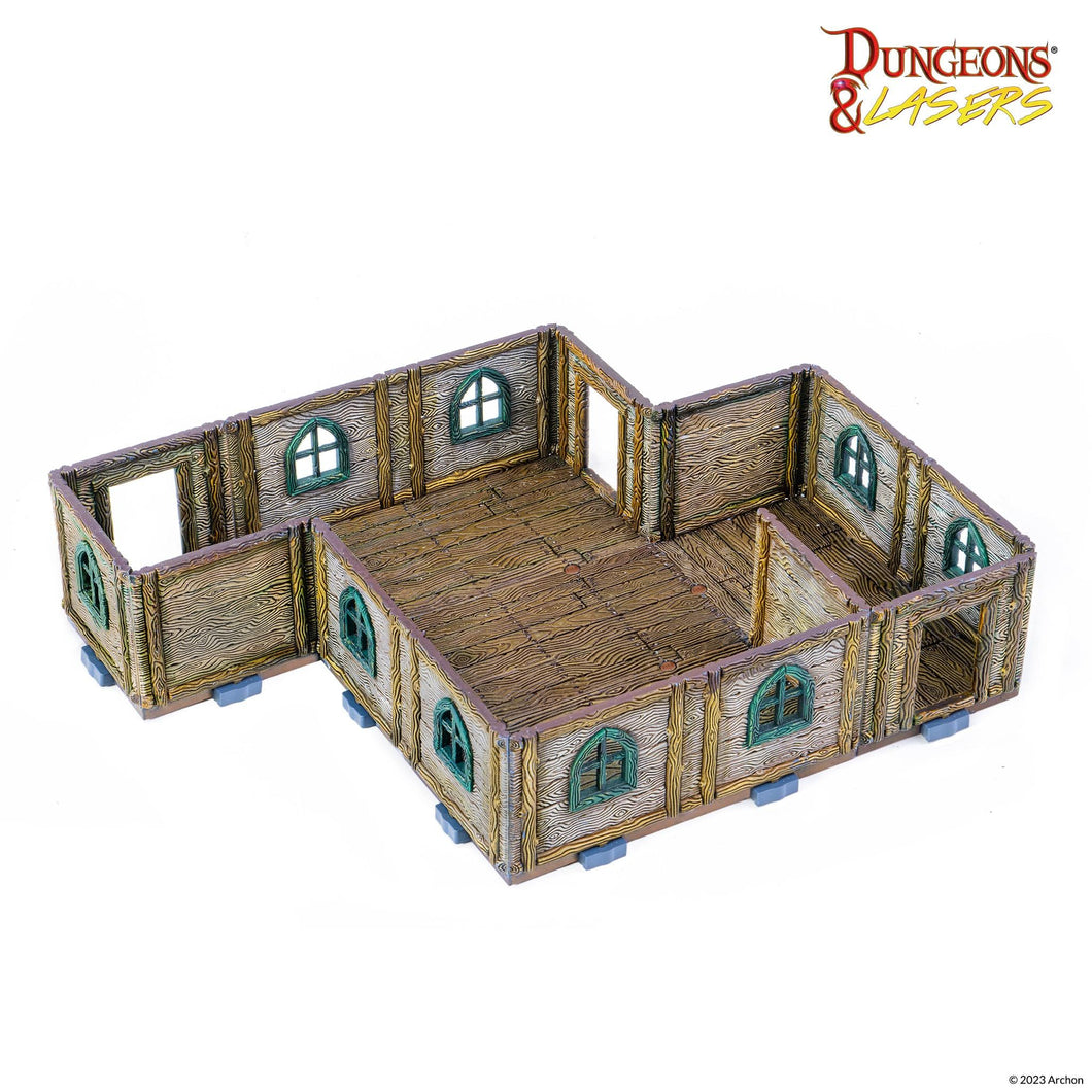 DUNGEONS AND LASERS WOODEN COTTAGE