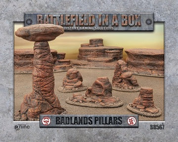 BATTLEFIELD IN A BOX: BADLANDS PILLARS - MARS