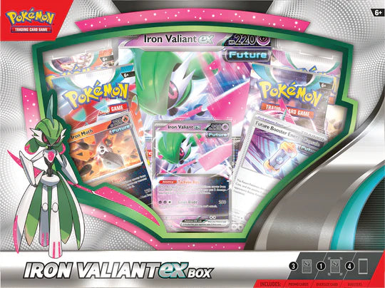 Pokemon Roaring Moon/Iron Valiant EX Box