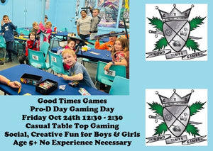 Pro -D Friday Gamer Camp 12:30 - 2:30