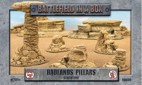 Battlefield in a Box - Badlands Pillars - Sandstone