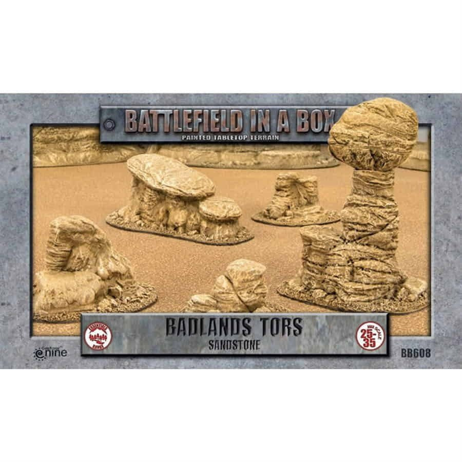 Battlefield in a Box - Badlands Tors - Sandstone