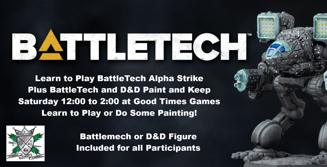 Paint and Keep - BattleTech or D&D Figure!