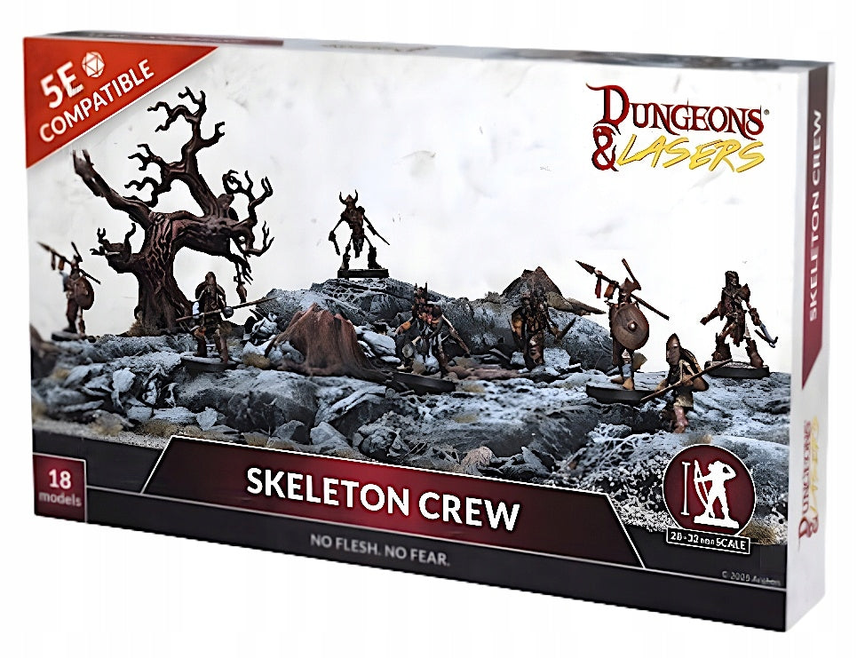 Dungeons and Lasers - Skeleton Crew (18 Models)