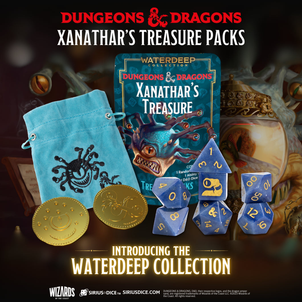 Dice - Xanathar's Treasure Packs - Waterdeep Edition