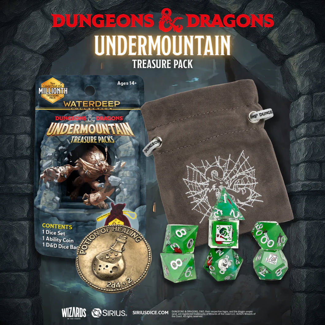 Dice - Undermountain Treasure Packs