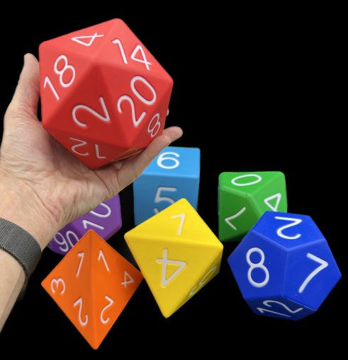 Foam Giant Dice - Assorted Colours and Styles
