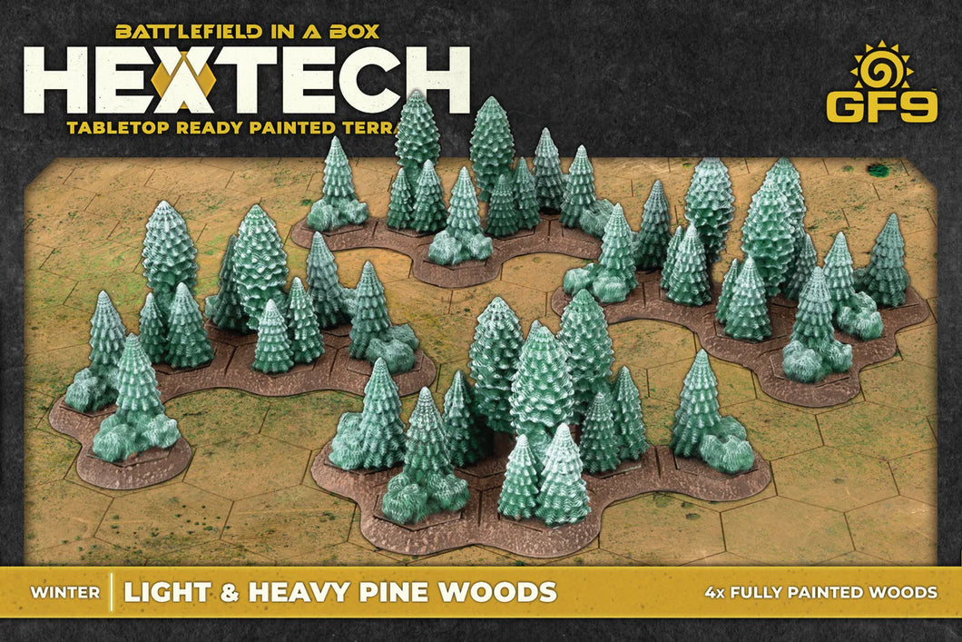 Battlefield in a Box - Hextech Light and Heavy Pine Woods (Winter)