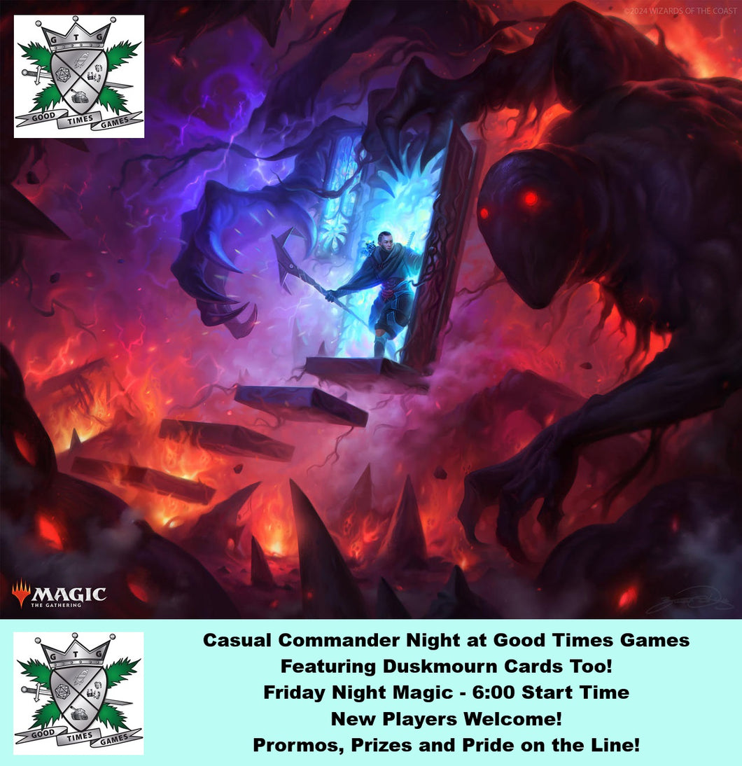 Magic the Gathering - This week at Good Times (Commander and Draft)