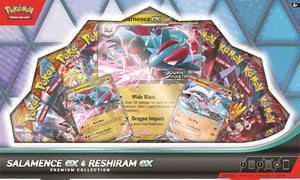 Pokemon Salamence and Reshiram EX Prem Collection