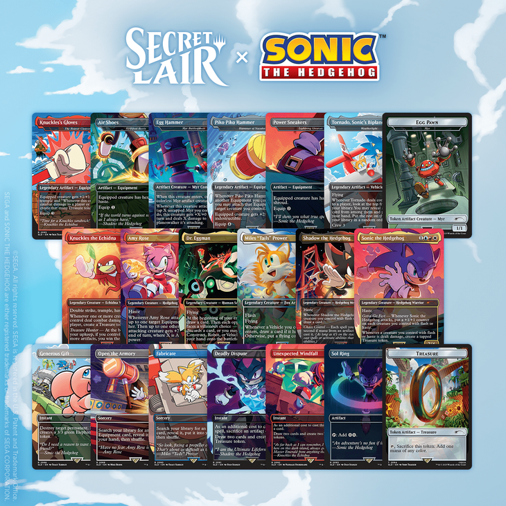 Magic the Gathering - Secret Lair Sonic Legends