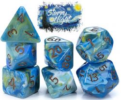 Van Gogh Dice - Starry Night