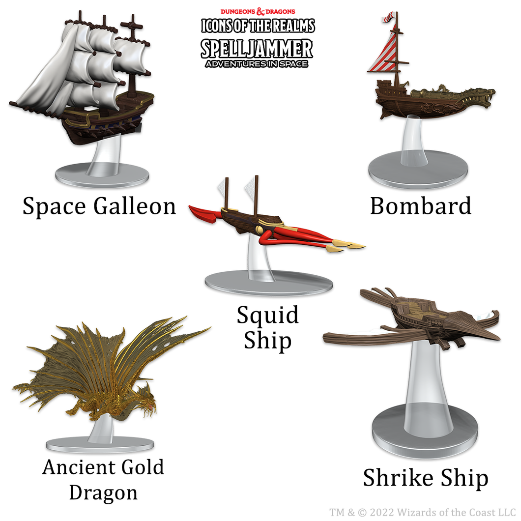 DND ICONS 24: SHIP SCALE WELCOME TO WILDSPACE