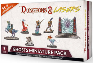 DUNGEONS AND LASERS GHOSTS MINI PACK CLEAR PLASTIC